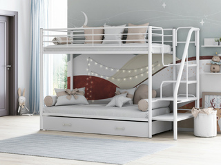 Фото Двухъярусная кровать Толедо - Я. Двухъярусные металлические кровати.