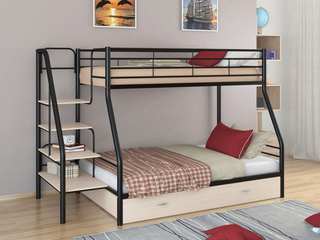 Фото Двухъярусная кровать Толедо - 1Я. Двухъярусные металлические кровати.