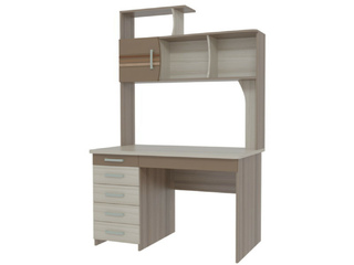 Фото Стол компьютерный Манхэттен 1200 с надстройкой. Модульная детская Манхэттен.