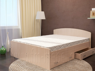 Фото Кровать двуспальная Авантаж с ящиками и матрасом 1600*2000. Кровати Авантаж.