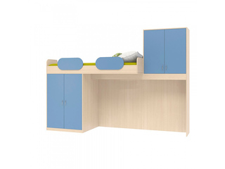 Фото Дельта-18.04 Кровать верхняя 3. Кровати из детской Дельта.