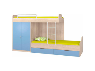 Фото Дельта-18.04.01 двухъярусная кровать. Кровати из детской Дельта.