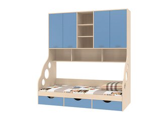 Фото Дельта-21.01 кровать с антресолью. Кровати из детской Дельта.