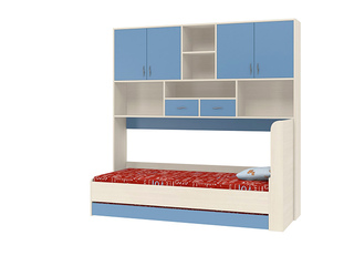 Фото Дельта-21.03 кровать с антресолью. Кровати из детской Дельта.