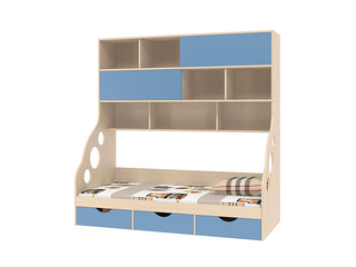 Фото Дельта-21.12 кровать с антресолью. Кровати из детской Дельта.