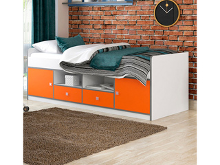 Фото Дельта-19.01 Сильвер кровать. Модульная детская Дельта Сильвер.