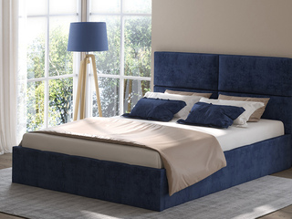 Фото Кровать с мягким изголовьем МЕДИСОН 1 с подъемным механизмом. Кровати с мягким изголовьем с подъемным механизмом.