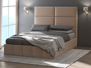 Фото Кровать с мягким изголовьем МЕДИСОН 2 с подъемным механизмом. Кровати с мягким изголовьем с подъемным механизмом.