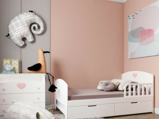 Фото Кровать детская с ящиками Феалта-baby Мечта 1600*800. Детские кровати фабрики Феалта.