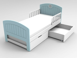 Фото Кровать детская с ящиками Феалта-baby Юнга 1800*800. Детские кровати фабрики Феалта.