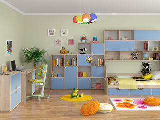 Фото Детская комната Дельта №3. Примеры детских гарнитуров Дельта.