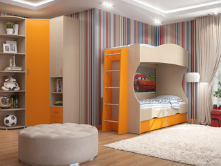 Фото Детская комната Дельта №7. Примеры детских гарнитуров Дельта.