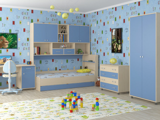 Фото Детская комната Дельта №8. Примеры детских гарнитуров Дельта.