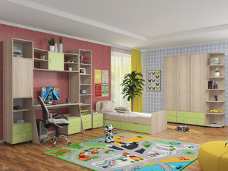 Фото Детская комната Дельта №9. Примеры детских гарнитуров Дельта.