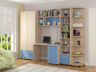 Фото Детская комната Дельта №11. Примеры детских гарнитуров Дельта.
