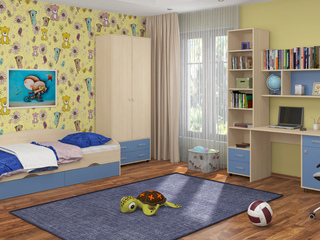 Фото Детская комната Дельта №12. Примеры детских гарнитуров Дельта.
