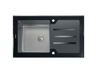 Фото Мойка Tolero Ceramic Glass TG-860. Врезные мойки из нержавеющей стали и стекла.