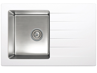 Фото Мойка Tolero Twist TTS-760. Врезные мойки из искусственного камня.