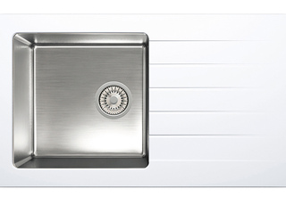 Фото Мойка Tolero Twist TTS-860. Врезные мойки из искусственного камня.