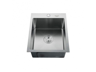 Фото Мойка врезная нерж. MELANA Profline H5040. Врезные мойки из нержавейки.