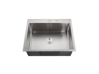 Фото Мойка врезная нерж. MELANA ProfLine H48544. Врезные мойки из нержавейки.