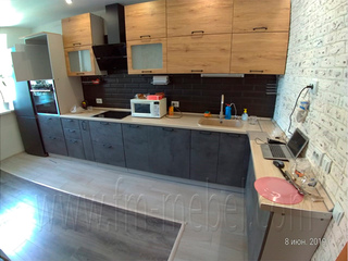 Фото Кухонный гарнитур Лофт №12. Кухонные гарнитуры Лофт.