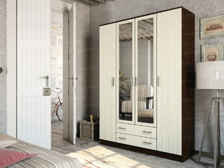 Фото Шкаф Квадро. Четырёхстворчатые шкафы.