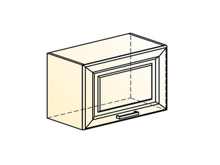 Фото Атланта Шкаф навесной L600 Н360 (1 дв. гл. гориз.) (эмаль). Модули для кухни Атланта.