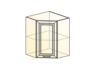 Фото Атланта Шкаф навесной угл. L600х600 Н720 (1 дв. гл.) (эмаль). Модули для кухни Атланта.