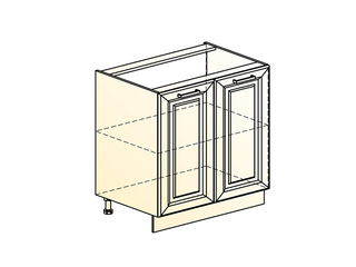 Фото Атланта Шкаф рабочий L800 (2 дв. гл.) (эмаль). Модули для кухни Атланта.