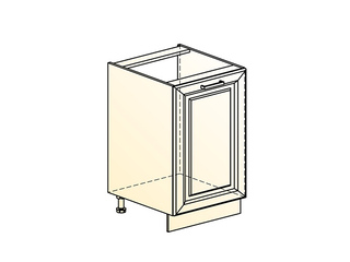 Фото Атланта Шкаф рабочий под мойку L500 (1 дв. гл.) (эмаль). Модули для кухни Атланта.