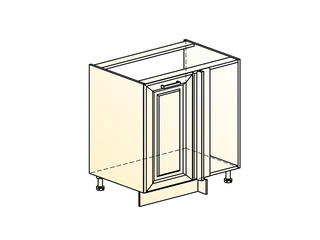 Фото Атланта Шкаф рабочий под мойку угл. L800 (1 дв. гл.) (эмаль). Модули для кухни Атланта.