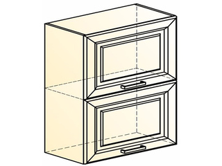 Фото Атланта Шкаф навесной L600 Н720 (2 дв. гл. гориз.) (эмаль). Модули для кухни Атланта.