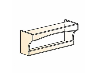 Фото Бергамо Шкаф навесной под специи L600 Н250. Модули для кухни Бергамо.