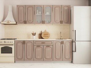 Фото Кухонный гарнитур Бергамо 1800. Кухонные гарнитуры Бергамо.