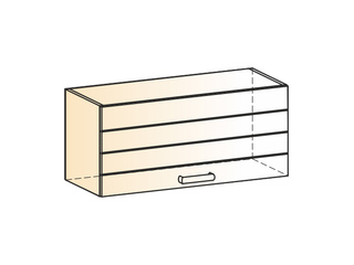 Фото Виктория Шкаф навесной L800 Н360 (1 дв. гл.). Модули для кухни Виктория.