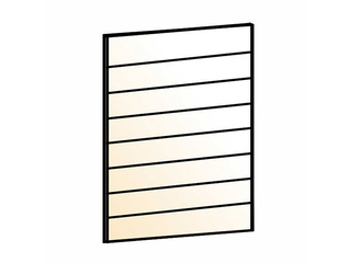 Фото Виктория Дверь (Декор) L551 Шкаф рабочий. Комплектующие кухни Виктория.