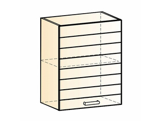 Фото Виктория Шкаф навесной L600 Н720 (1 дв. гл.). Модули для кухни Виктория.