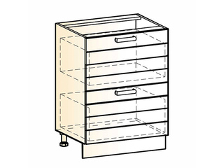 Фото Виктория Шкаф рабочий L600 (2 ящ.). Модули для кухни Виктория.