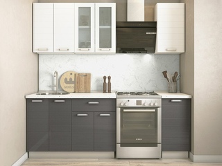 Фото Кухонный гарнитур Виктория 1600. Кухонные гарнитуры Виктория.