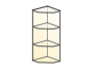 Фото Шкаф Навесной концевой для кухонь Мебельсон L300 H720. Модули для кухонь Мебельсон.