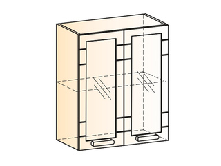 Фото Мечта Шкаф навесной L600 Н720 (2 дв. рам.). Модули для кухни Мечта.