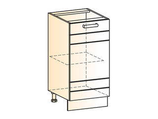 Фото Мечта Шкаф рабочий L400 (1 дв. гл.). Модули для кухни Мечта.