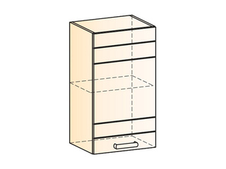 Фото Мечта Шкаф навесной L400 Н720 (1 дв. гл.). Модули для кухни Мечта.