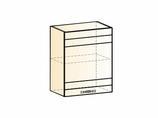 Фото Мечта Шкаф навесной L600 Н720 (1 дв. гл.). Модули для кухни Мечта.