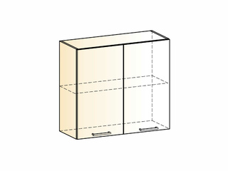Фото Яна Шкаф навесной L800 Н720 (2 дв. гл.). Модули для кухни Яна.
