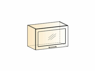 Фото Яна Шкаф навесной L600 Н360 (1 дв. рам. гориз.). Модули для кухни Яна.