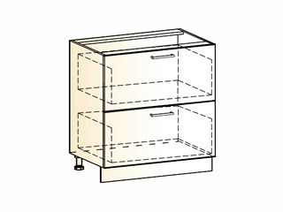 Фото Яна Шкаф рабочий L800 (2 ящ.). Модули для кухни Яна.