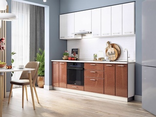 Фото Кухонный гарнитур «Яна» №4 2400. Кухонные гарнитуры Яна.