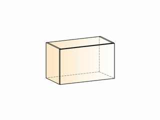 Фото Бостон Шкаф навесной L600 Н360 (1 дв. гл.). Модули для кухни Бостон.